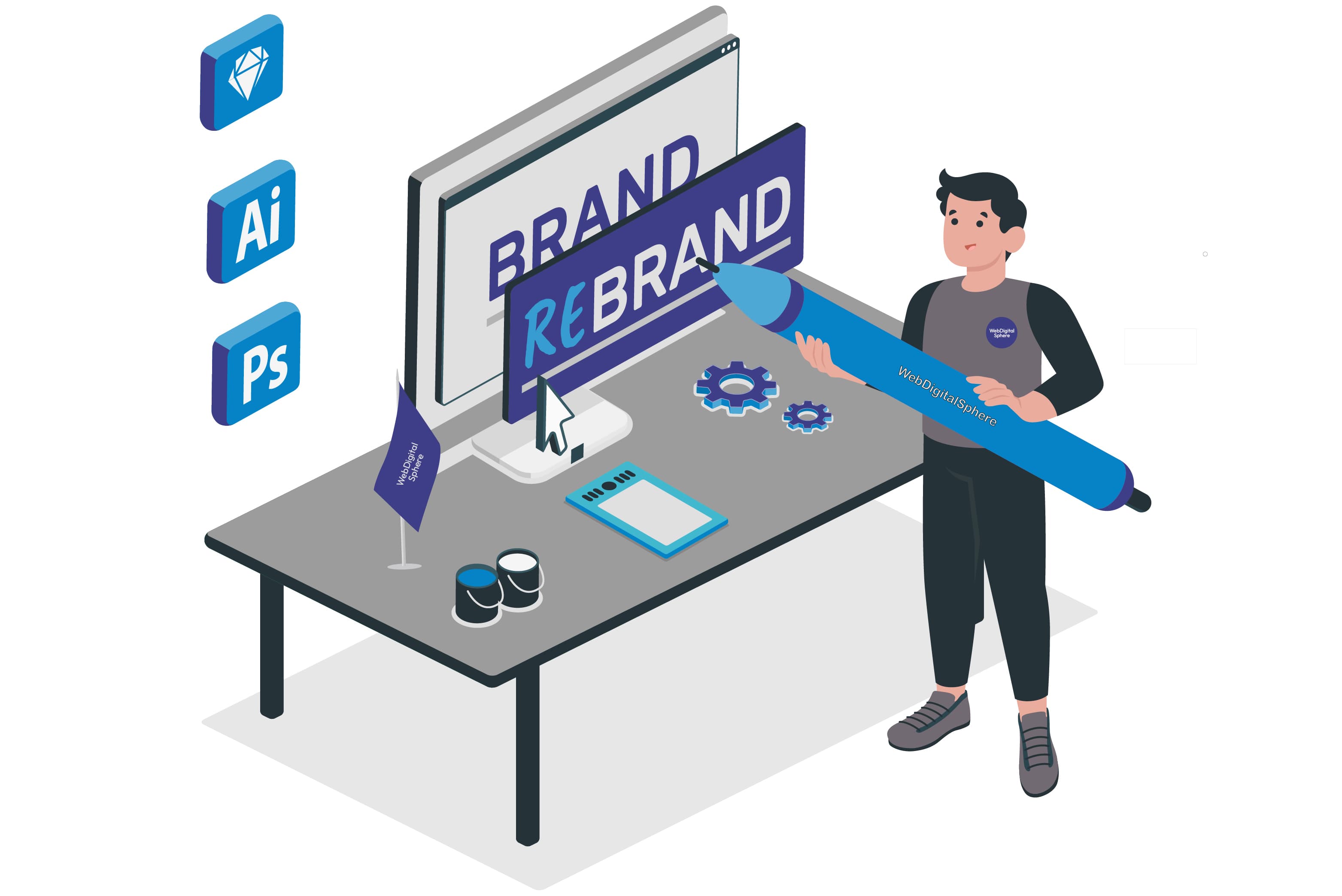 Logo Design Creative logo design services for business and their solutions